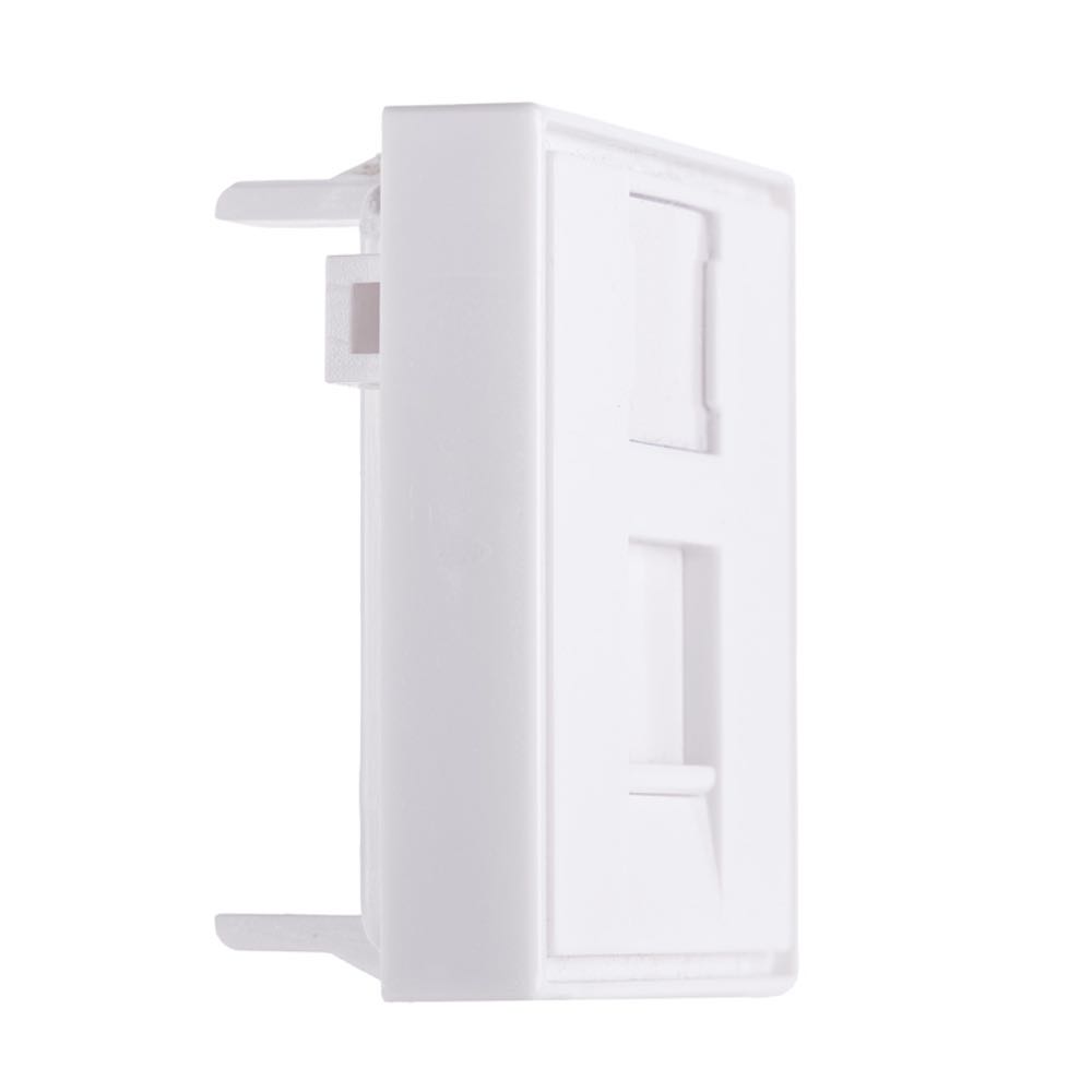 Вставка Maxicord 45х45мм для 1 модуля Keystone Jack, белая