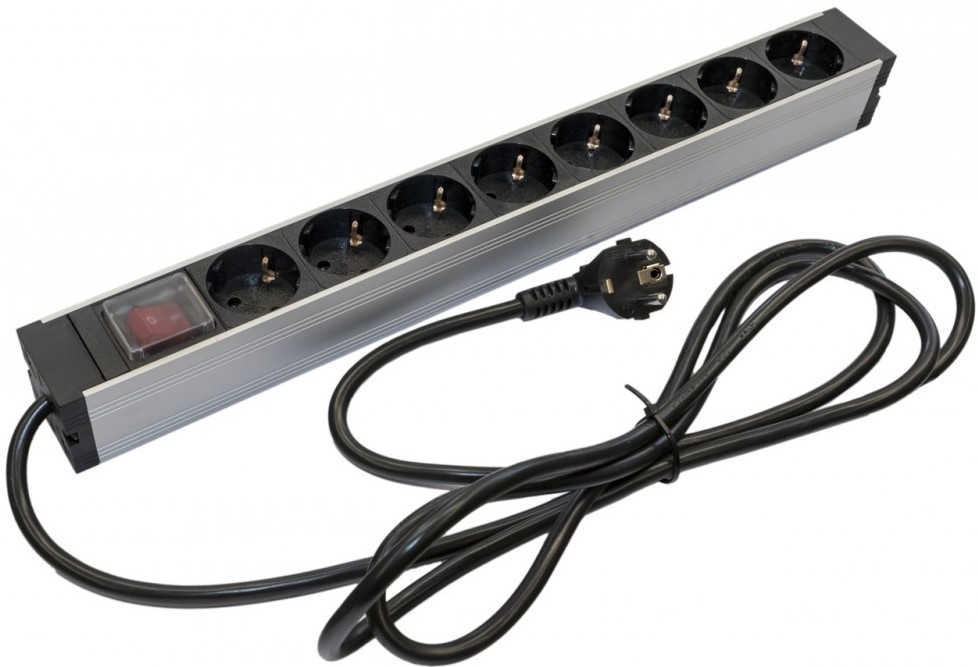 Горизонтальные блоки розеток PDU